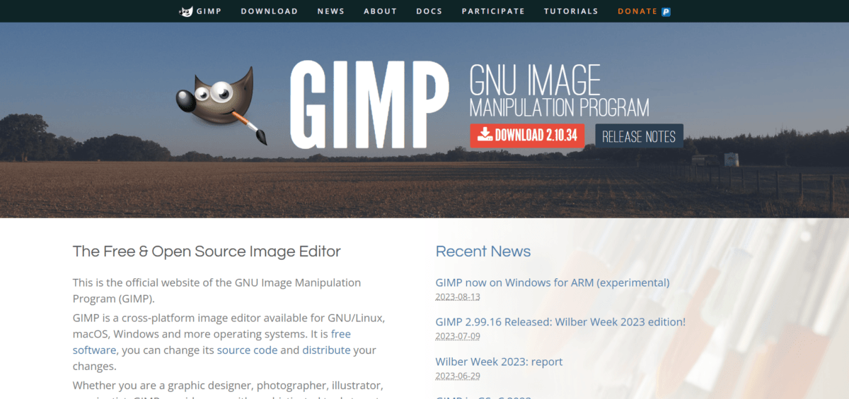Aplikasi Edit Foto Terbaik di PC GIMP