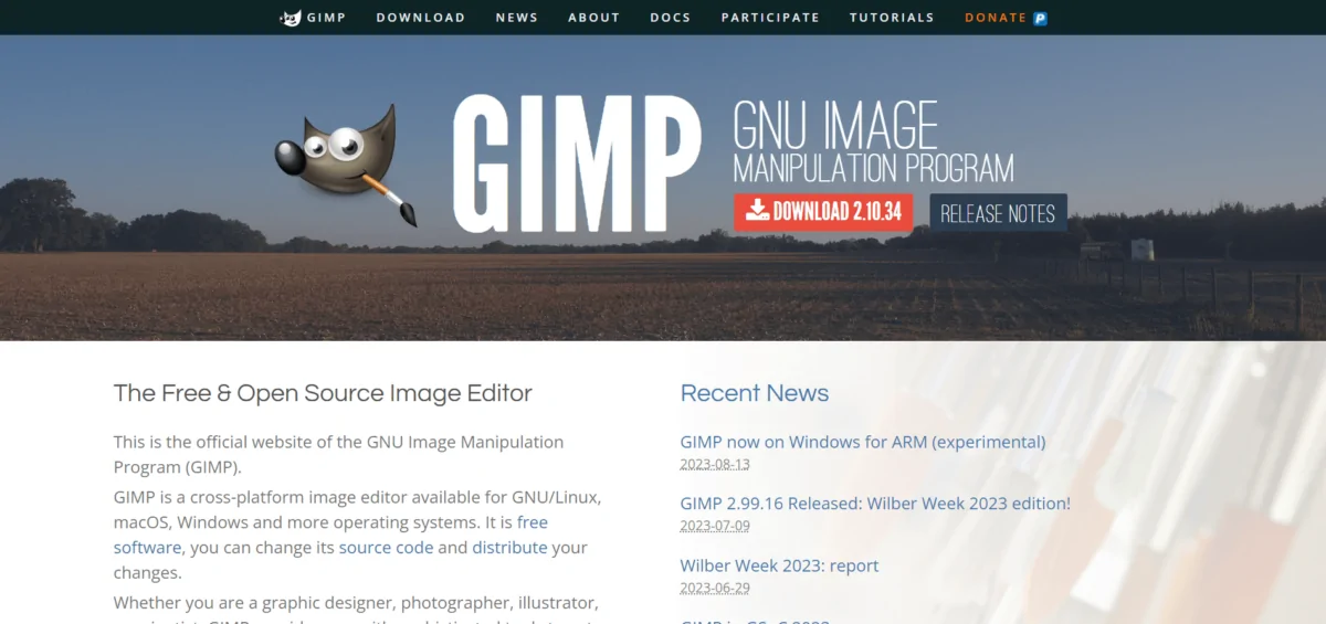 Aplikasi Edit Foto Terbaik di PC GIMP